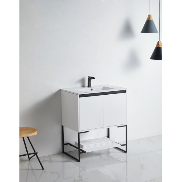 Fidela 30" Single Bathroom Vanity Set & Reviews AllModern